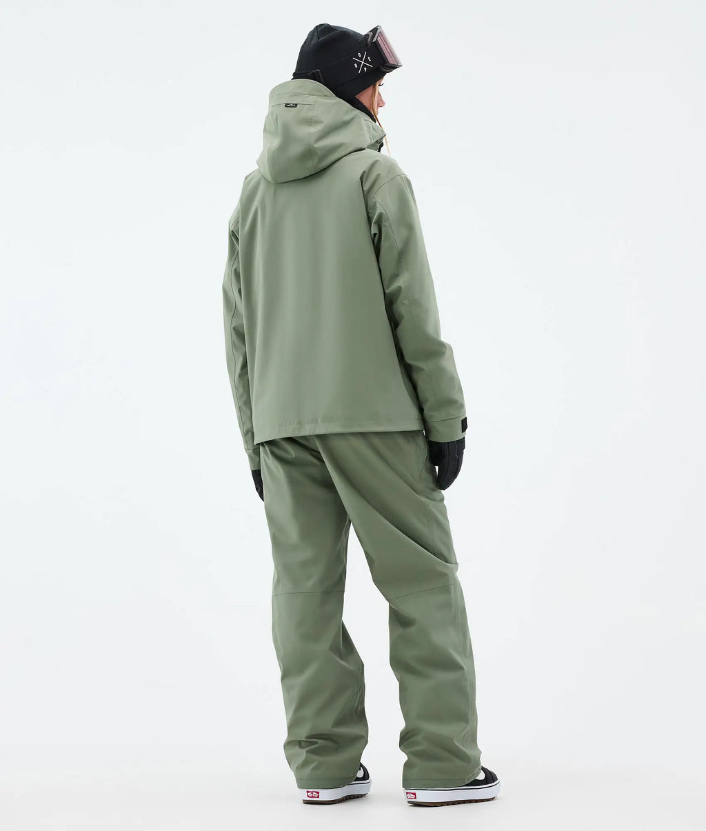 Stardust W Full-Zip - Snowboardjacke Damen Moss Green