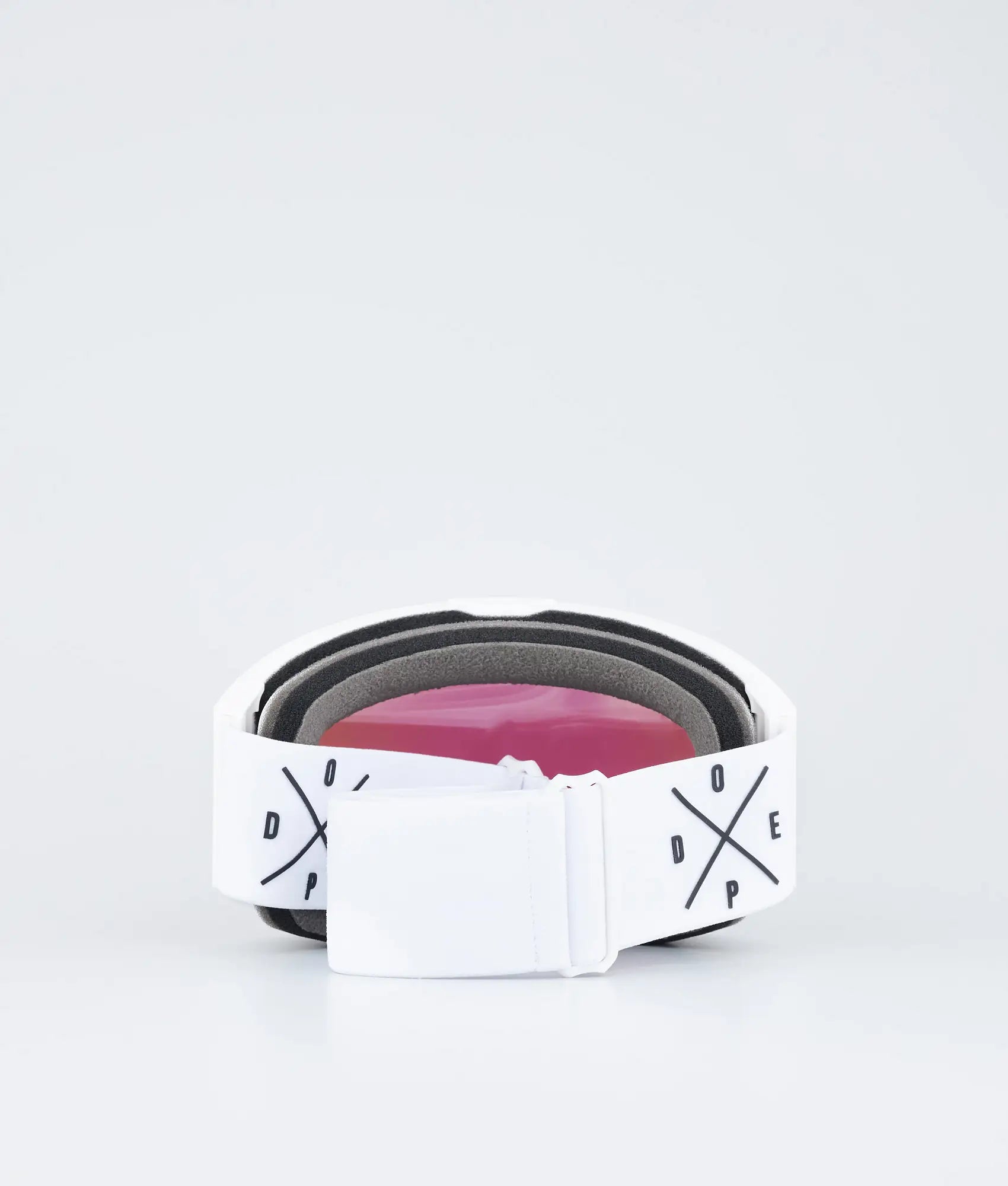 Light - Skibrille White/Green Mirror