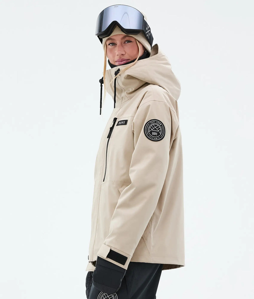 Stardust W Full-Zip - Snowboardjacke Damen Sand