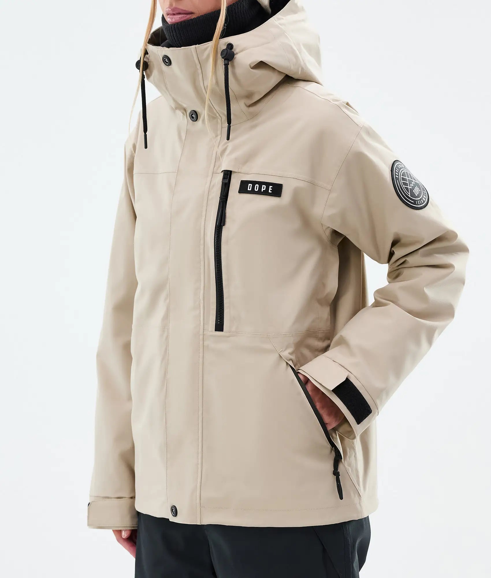 Stardust W Full-Zip - Snowboardjacke Damen Sand
