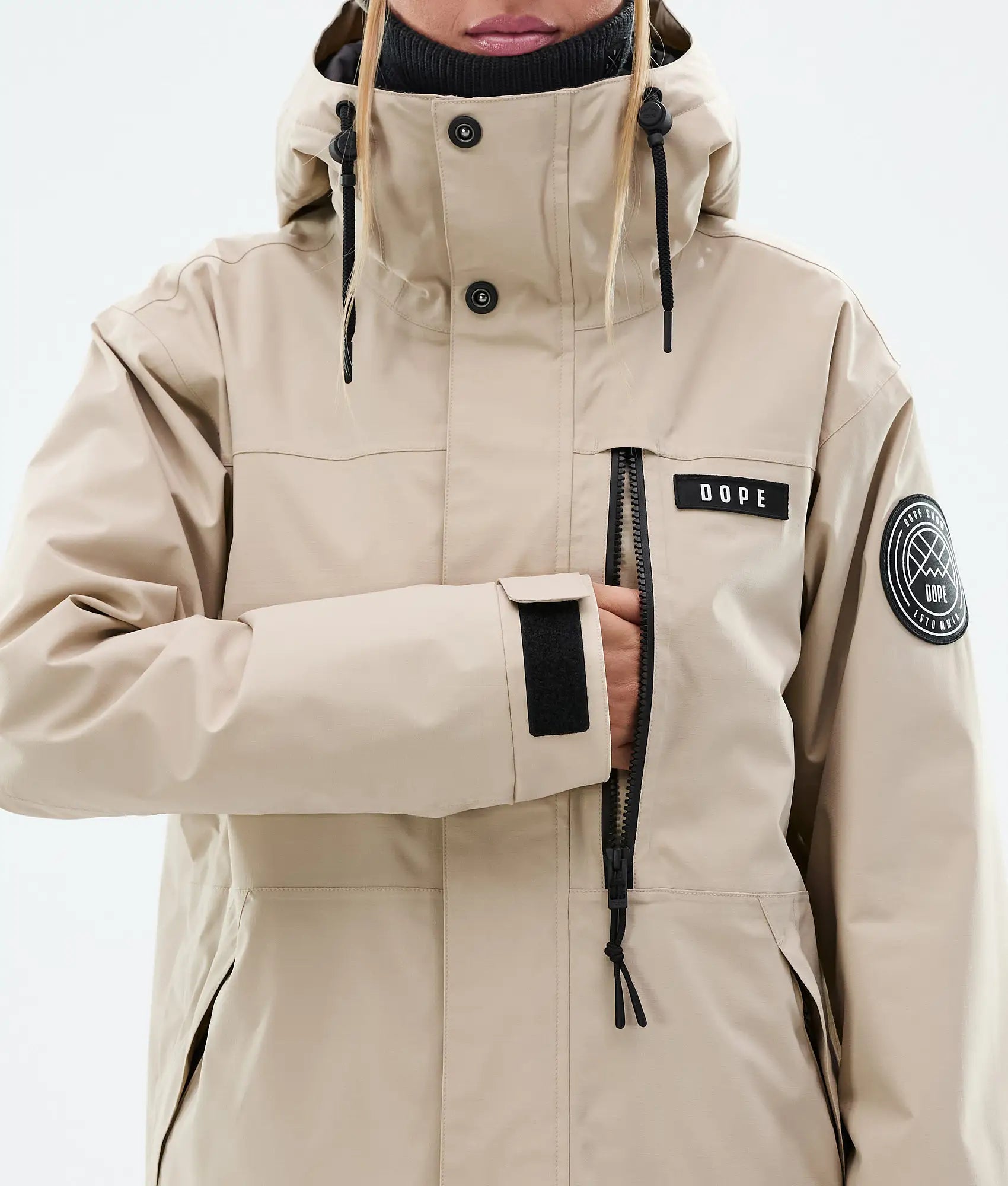 Stardust W Full-Zip - Snowboardjacke Damen Sand