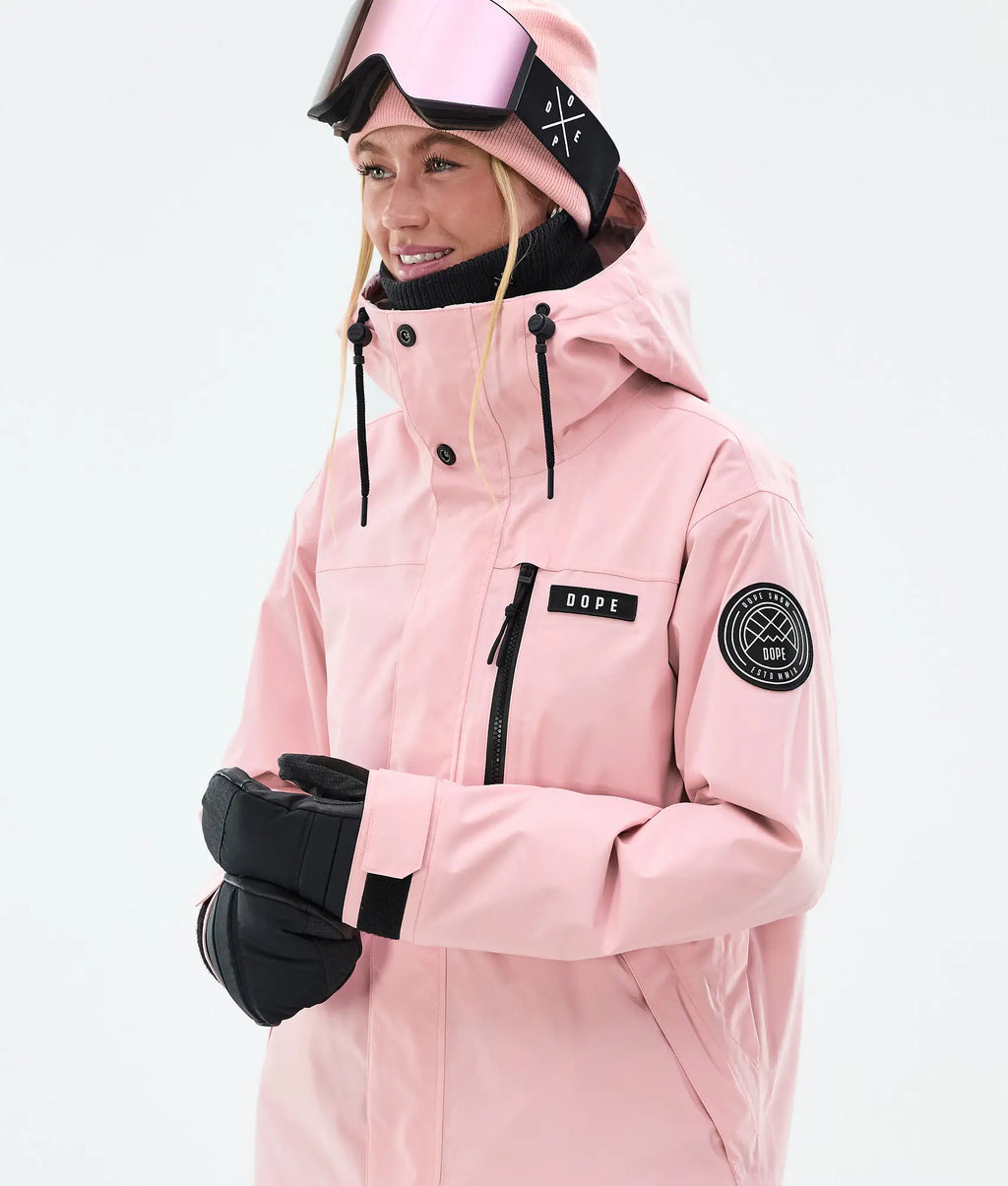 Stardust W Full-Zip - Snowboardjacke Damen Soft Pink